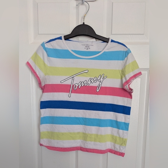 🎈Tommy Hilfiger Striped T-Shirt - Picture 1 of 5